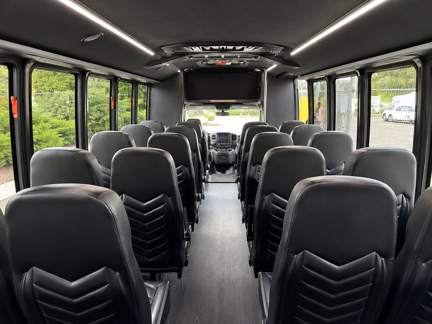 rochester 18 passenger minibus inside