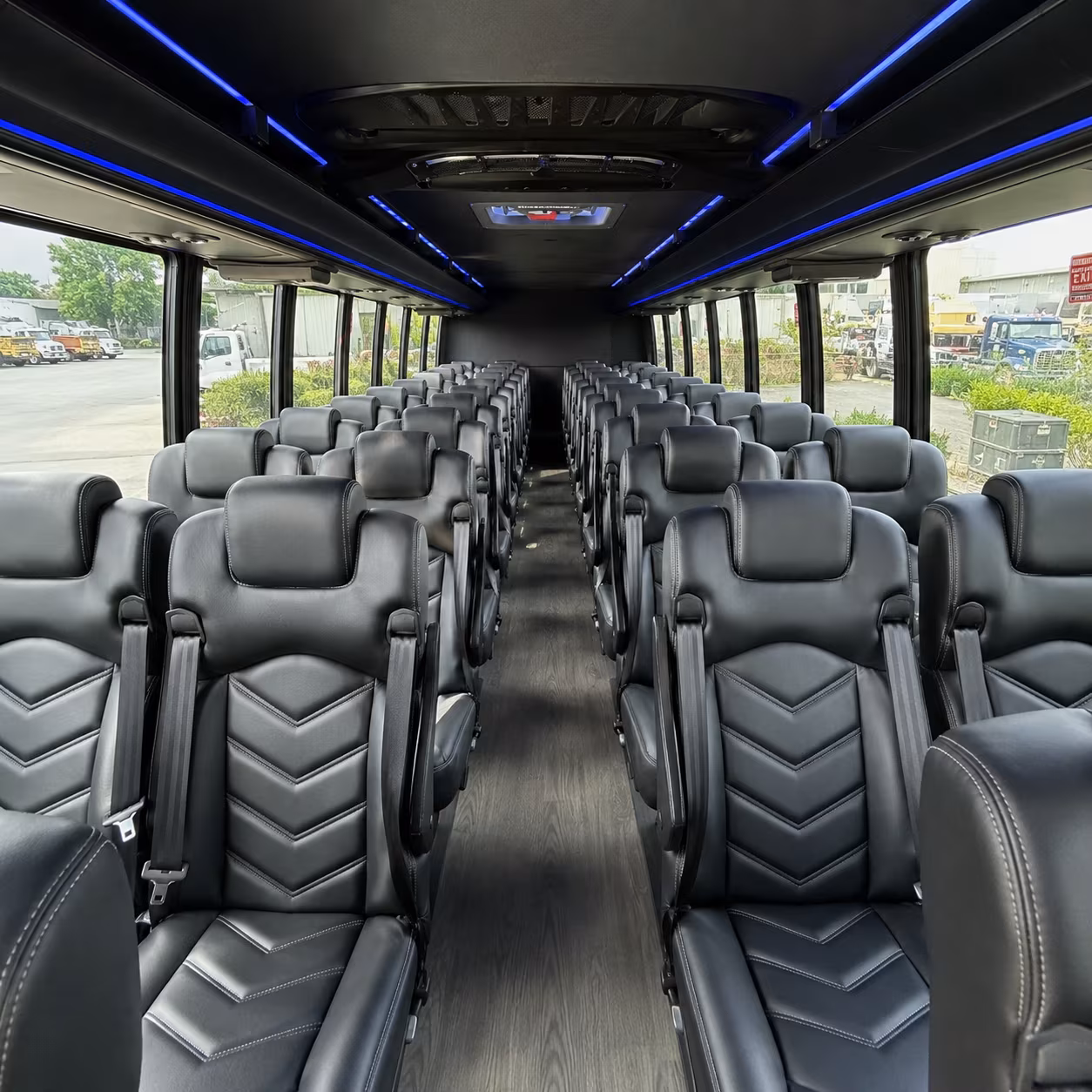 rochester 28 passenger minibus inside