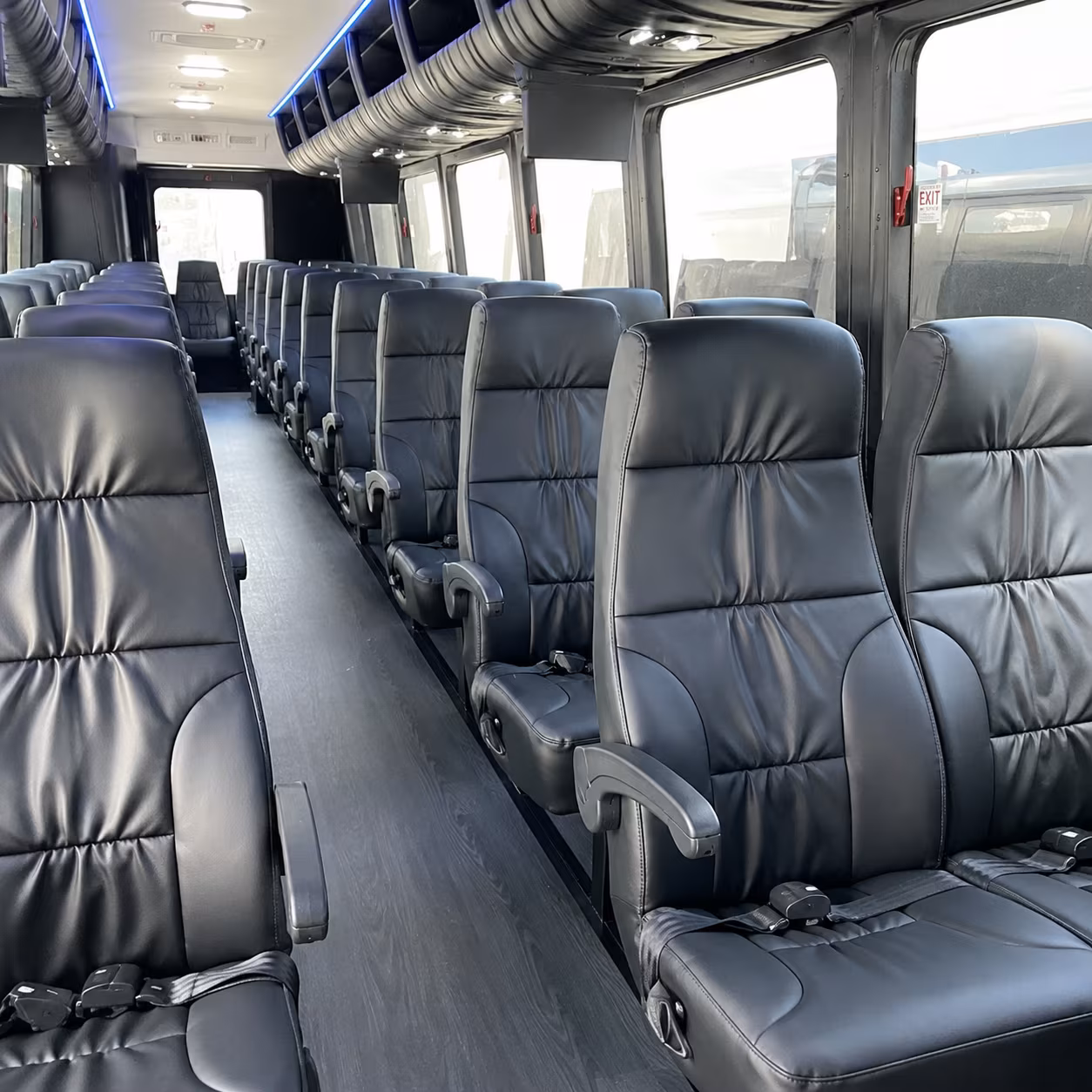rochester 28 passenger minibus interior
