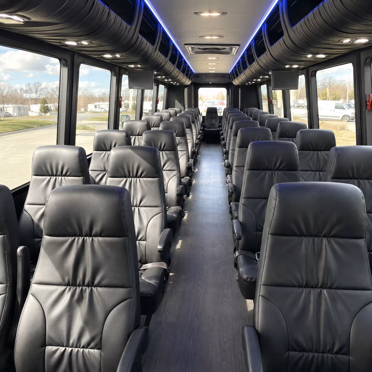 rochester 35 passenger minibus inside