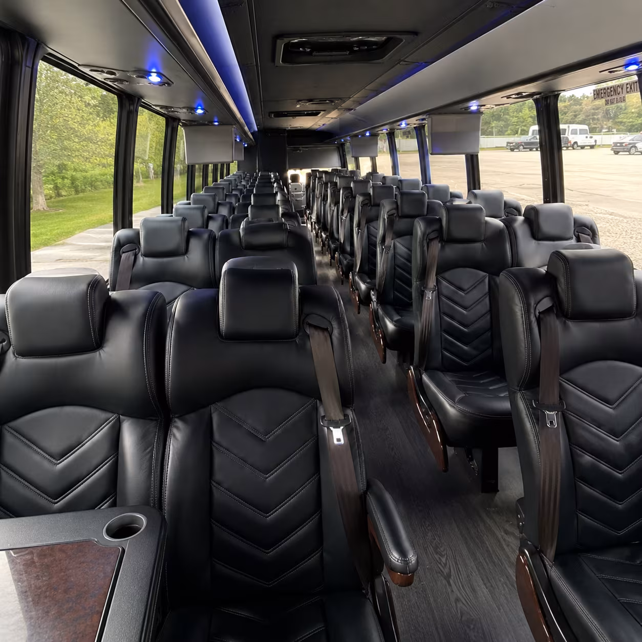 rochester 35 passenger minibus interior