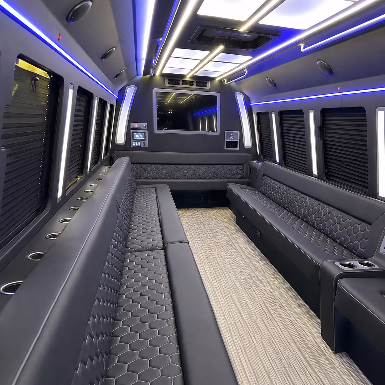 rochester party bus inside