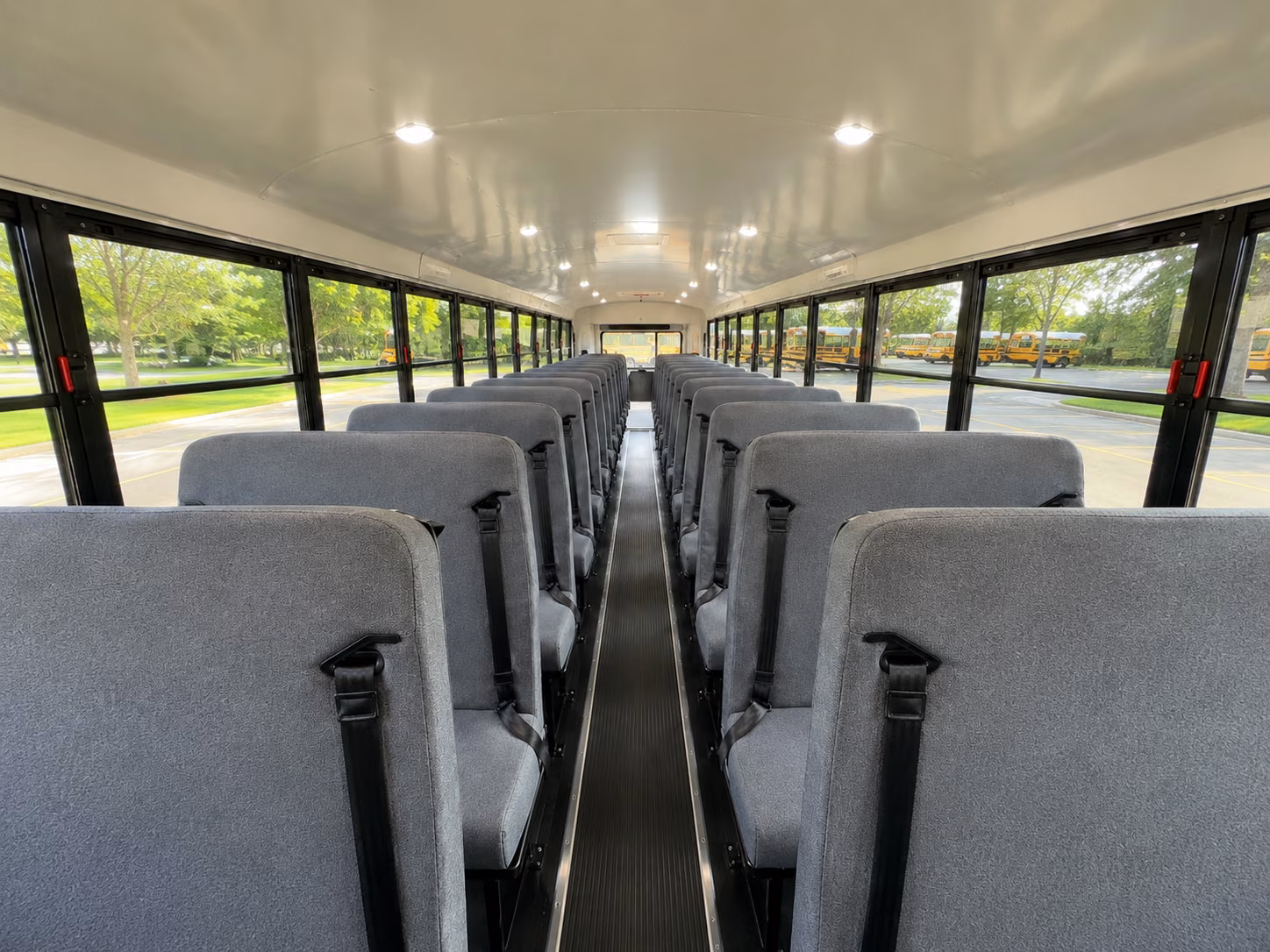 rochester school bus inside