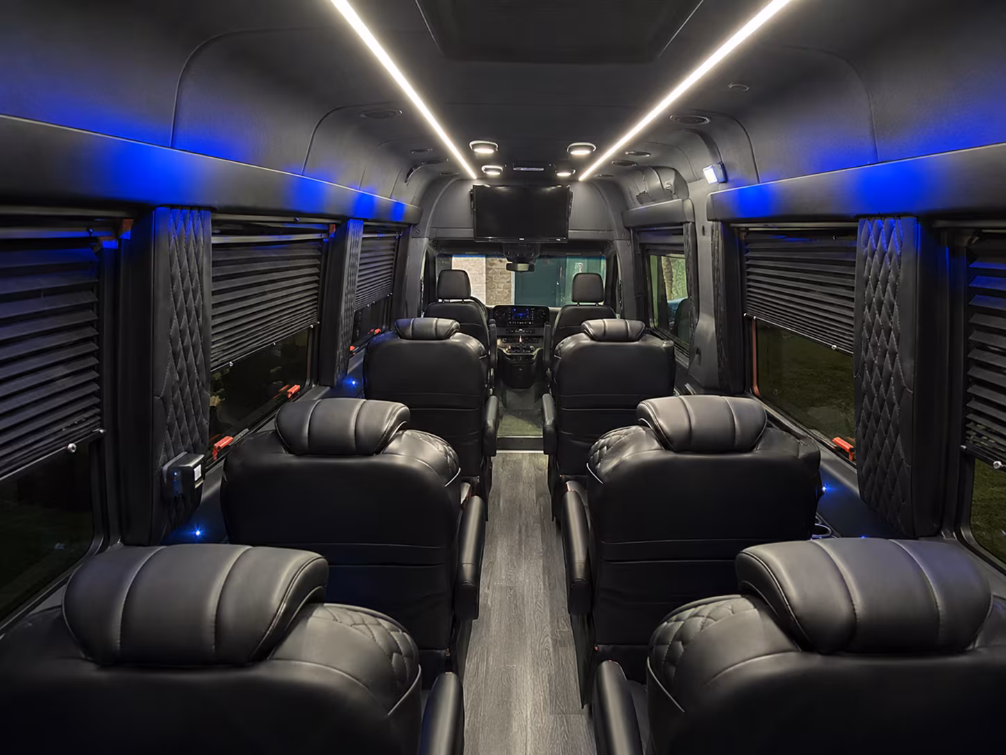 rochester sprinter van with driver inside